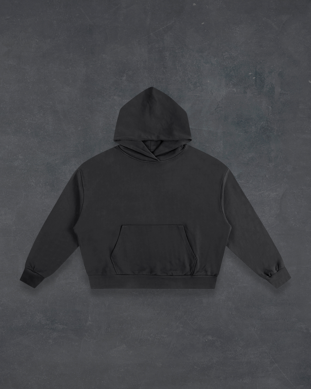 Boxy Core Hoodie - Obsidian