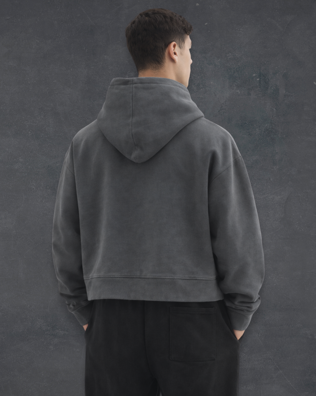 Boxy Oversized Hoodie - Charcoal Grey