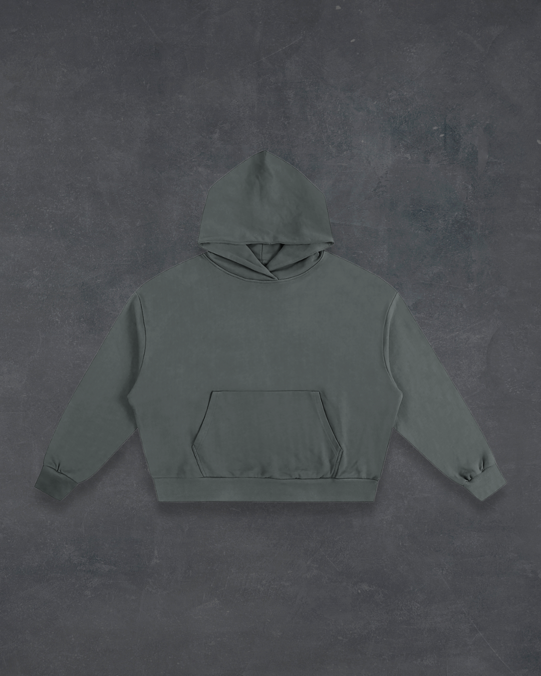 Boxy Oversized Hoodie - Charcoal Grey