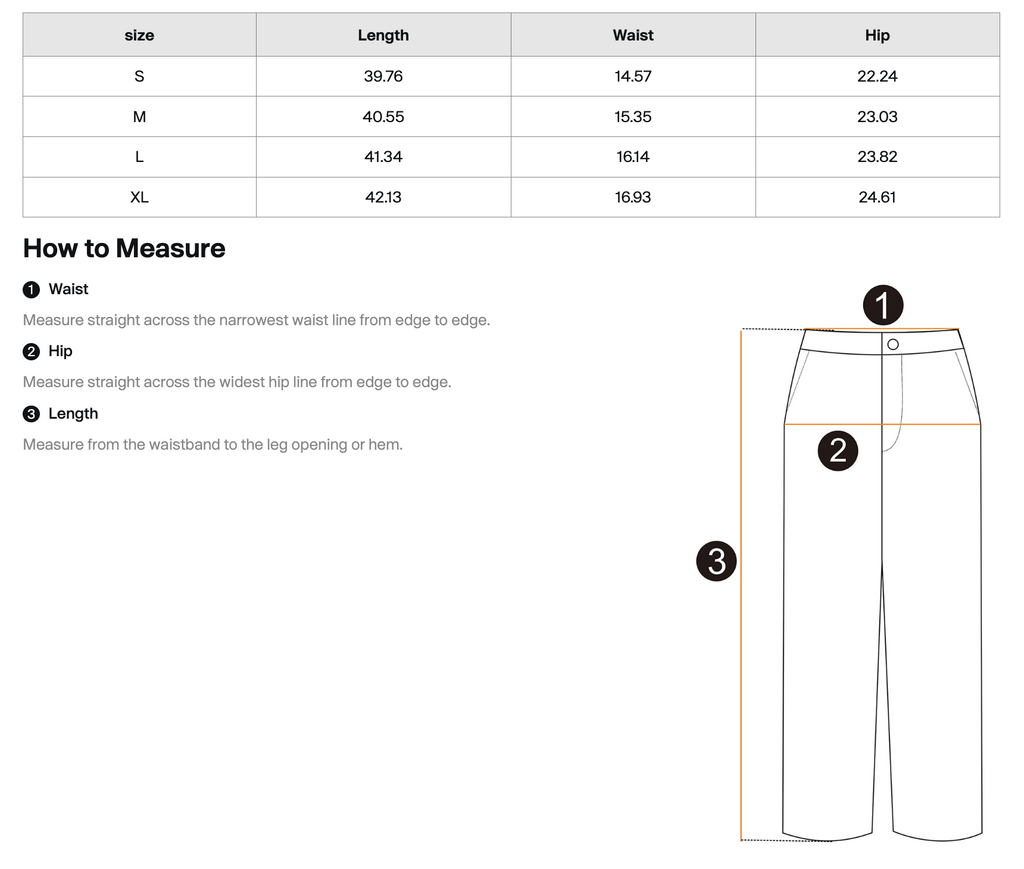 Baggy Curve Pants - Obsidian