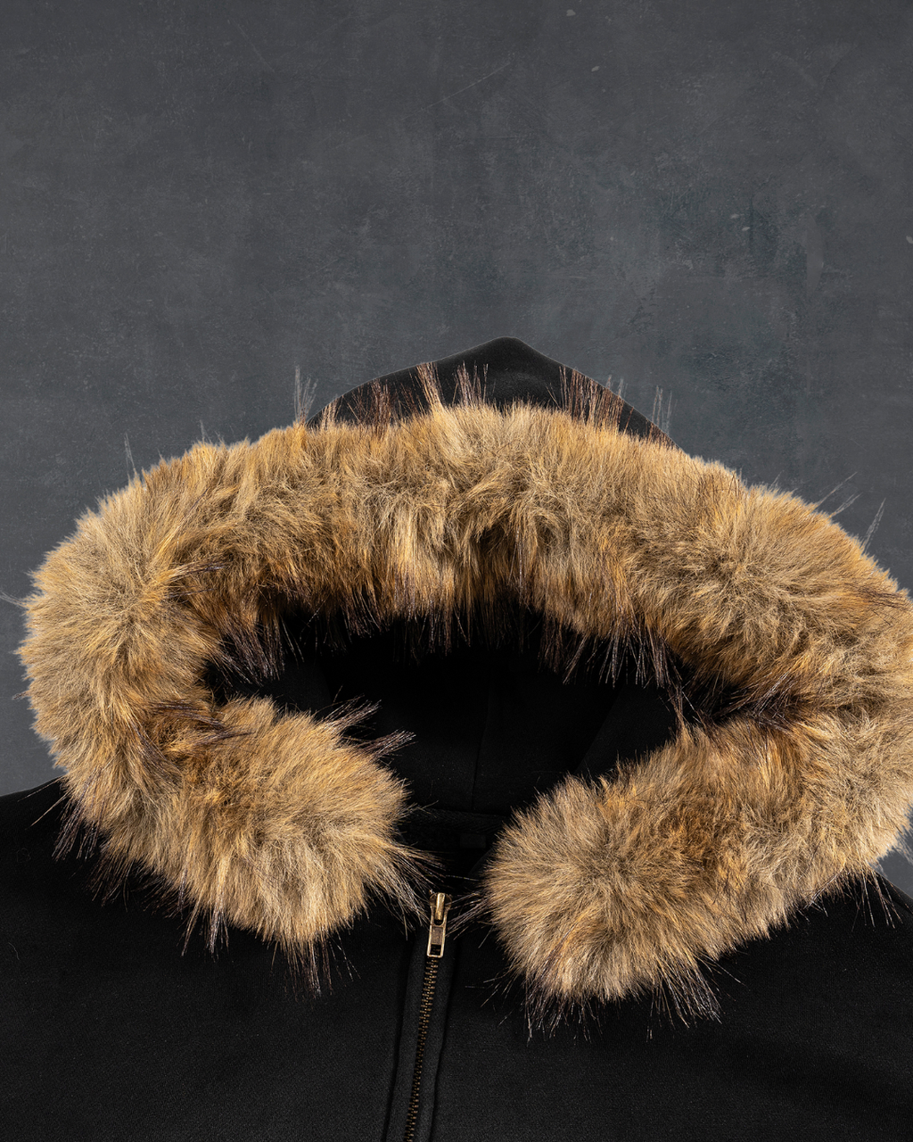Arctic Fur Hood Jacket - Obsidian